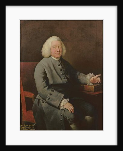 Portrait of Charles Jennens, patron and friend of Handel by Mason Chamberlin