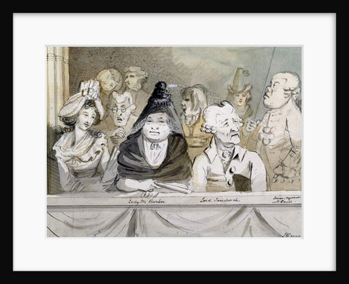 A Gallery in Westminster Abbey at the Commemoration of Handel, 1790 by John Nixon