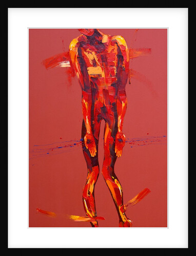 Simon Carries the Cross of Jesus - Station 5, 2005 by Penny Warden