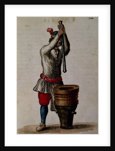 Processing of treacle from the 'Illustrated book of Venetian Costumes' by Jan van Grevenbroeck