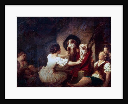 Education is all, 1780 by Jean-Honore Fragonard