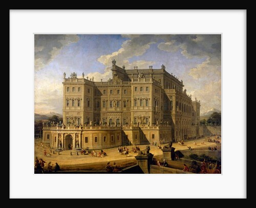 View of the Castle of Rivoli, 1723, by Giovanni Paolo Pannini by Giovanni Paolo Pannini or Panini