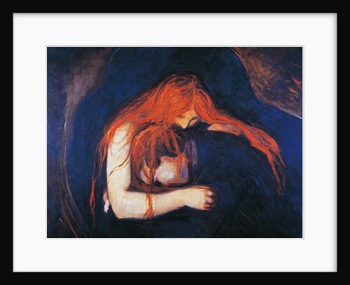 Vampire, 1893-1894 by Edvard Munch