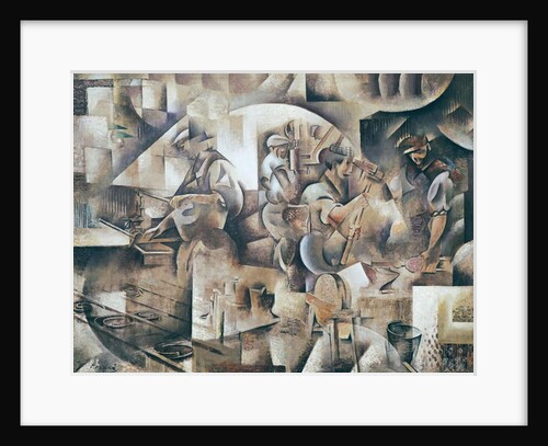 La Forge, 1911 by Daniel Vladimir Baranoff-Rossine