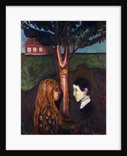 Eyes in eyes, 1894 by Edvard Munch