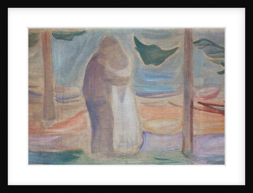 Couple on the beach, 1906-1907 by Edvard Munch