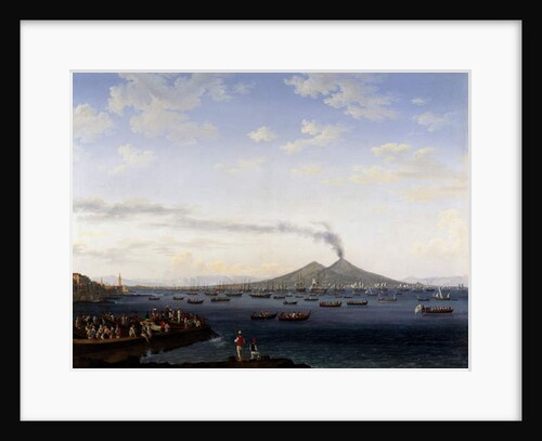 The return of the fleet from Algeria to the Bay of Naples, 1787 by Jacob-Philippe Hackert