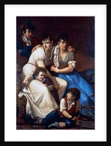Portrait of the painter's family, 1807 by Francesco Hayez