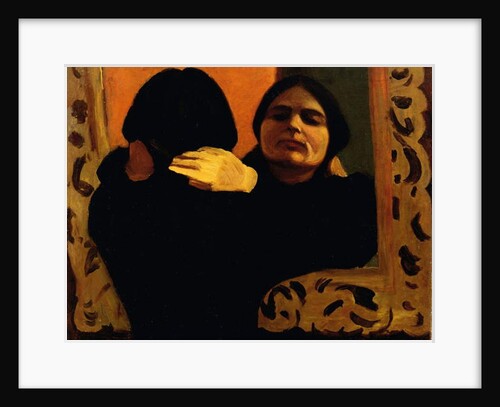 Isa in the mirror, 1912-1913, by Oscar Ghiglia by Oscar Ghiglia