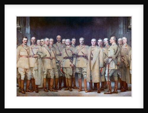 General Officers of World War I, 1922 by John Singer Sargent