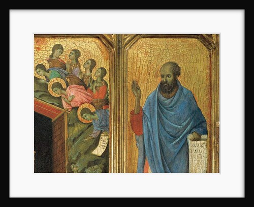 Detail of Predella panel, Altar-Piece of Maesta di Siena.. by Duccio di Buoninsegna