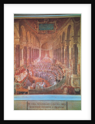 The Council of Trento by School Italian