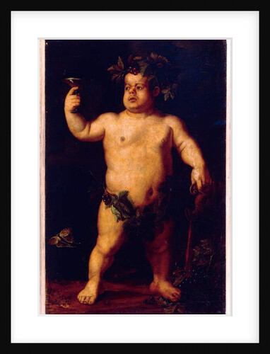 Portrait of the dwarf Morgante as Bacchus by Agnolo di Cosimo Bronzino