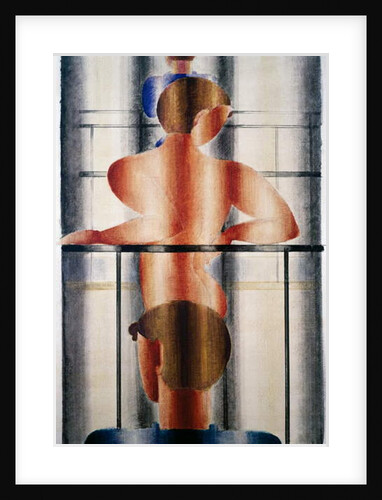 Railing scene, 1932 by Oskar Schlemmer