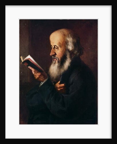 Portrait of William Barnes, English writer, poet and philologist, c.1870 by George Stuckey