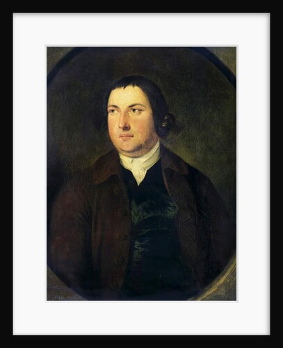 Portrait of Charles Churchill: English poet and satirist, 1763-1764 by J.S.C. Schaak