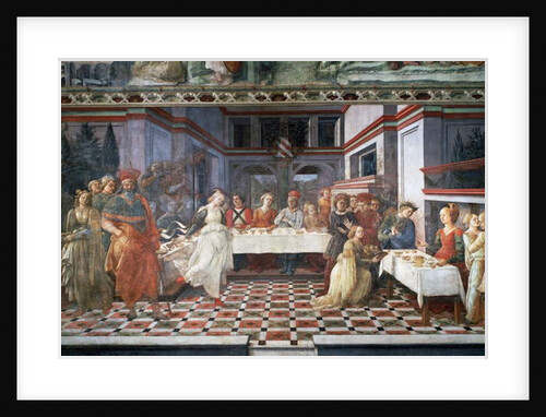 Herod's Banquet or Dance of Salome by Filippino Lippi