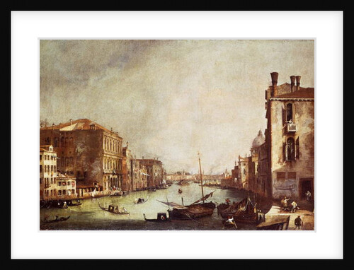 View of Canal Grande from San Vio by (1697-1768) Canaletto