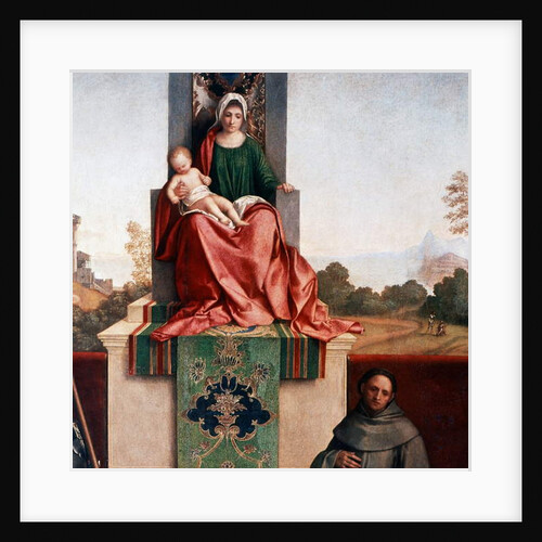 Madonna and Child between Saint Nicasius and Saint Francis, also known as Castelfranco Madonna, c.1502 by Giorgione