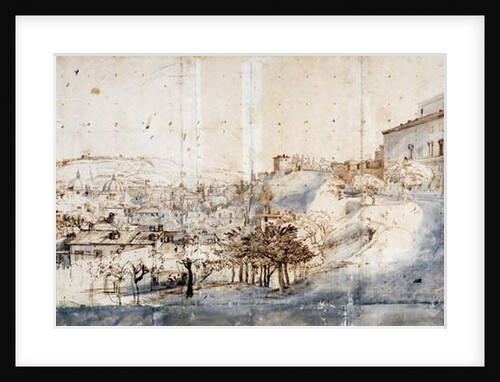 Villa Medici in Rome by Gaspar van Wittel