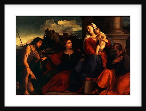 Sacred Conversation, c.1525 by Jacopo Palma