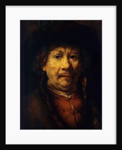 Self portrait, 1655 by Rembrandt Harmensz. van Rijn