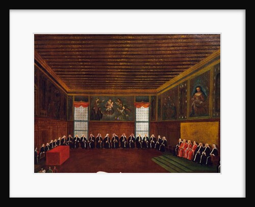 Judgment in hall of Qarantia Criminal by Gabriele Bella