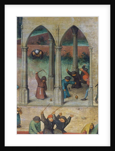 Children's Games, 1560, detail by Pieter the Elder Bruegel