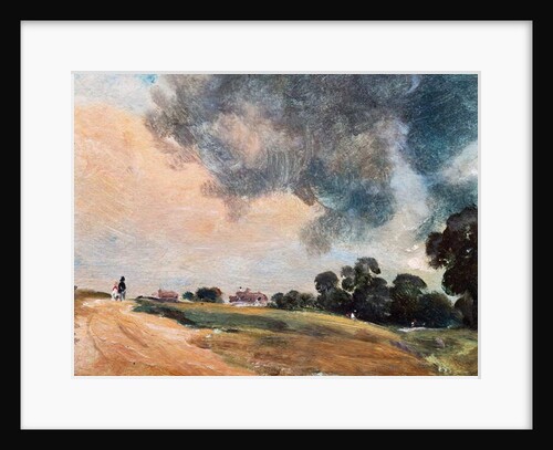 View at Hampstead, looking due East, 1823 by John Constable