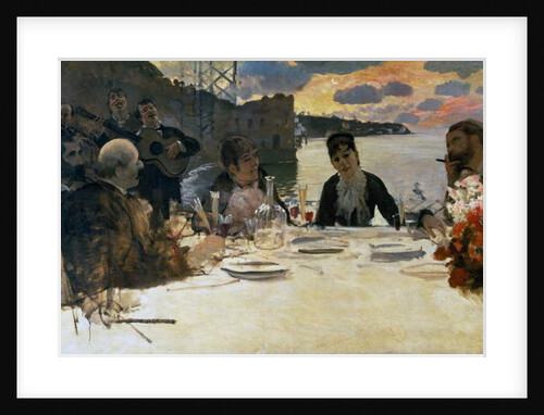 Lunch at Posillipo, c.1879 by Giuseppe or Joseph de Nittis