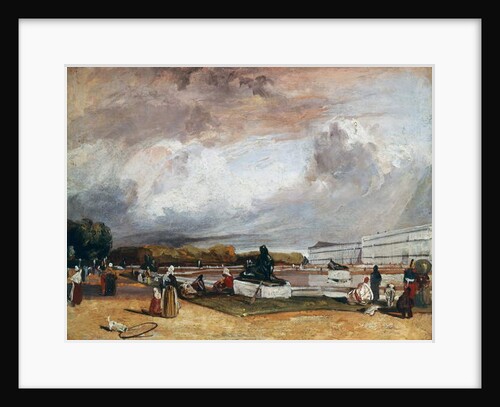 The Water parterres at Versailles, 1826 by Richard Parkes Bonington