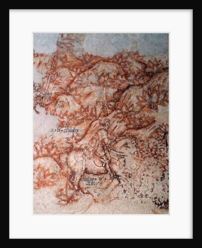 Sinopia, detail by Antonio Pisanello