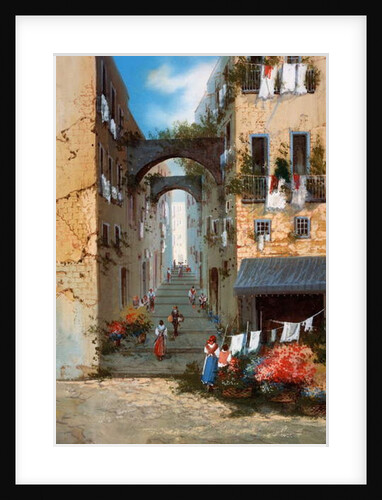 View of Naples by Neapolitan School