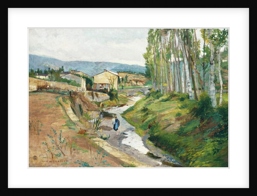 The Riccio farmhouses in Florence, 1894 by Luigi (1858 or 1860-1939) Levi