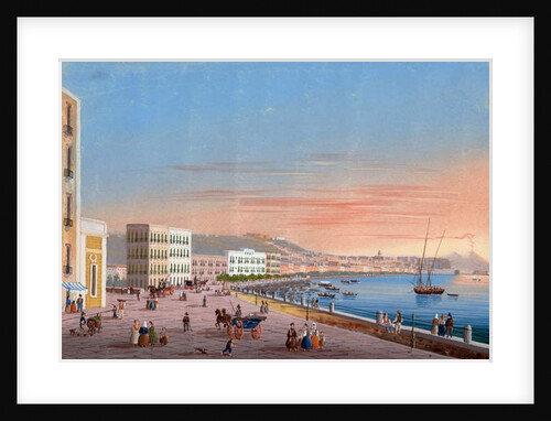 View of Naples from Posillipo by Neapolitan School