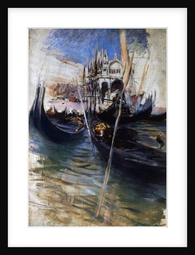 Pier and San Marco in Venice, 1907 by Giovanni Boldini