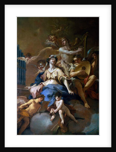 Glory of St Cecilia with musical angels, c.1720 by Sebastiano Galeotti