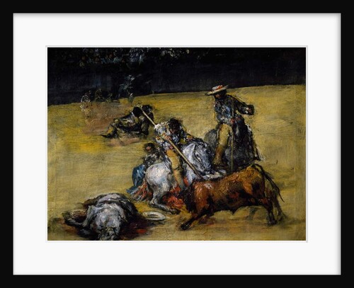 Bullfight, c.1825 by Francisco Jose de Goya y Lucientes