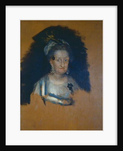 Infanta Maria Josefa, preliminary sketch for the group portrait of The Family of Charles IV, 1800 by Francisco Jose de Goya y Lucientes