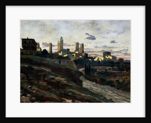 San Gimignano, 1862-1863 by Stanislao Pointeau