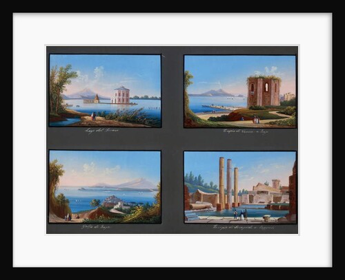 Views of Phlegraean Fields by Italian School