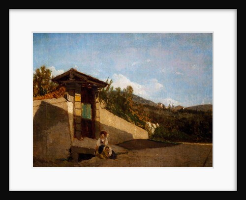 Portico of Villa Toscana, c.1861 by Serafino de Tivoli