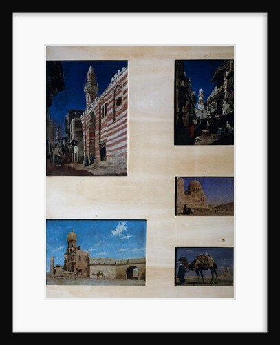 Impressions of Cairo, series of tableaux by Cesare Biseo