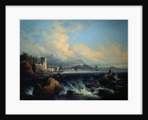 Naples seen from Posillipo by Consalvo Carelli