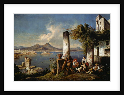Naples seen from Posillipo by Consalvo Carelli