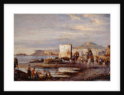Naples from the Marinella by Consalvo Carelli
