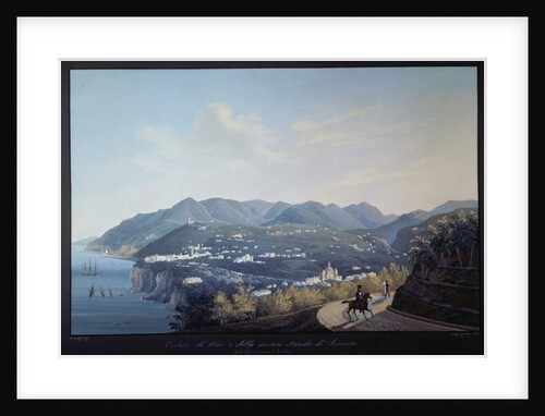 Vico Equense and the new road to Sorrento by Francesco Fergola