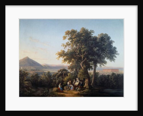 The Caserta plain, 1860 by Alessandro Fergola