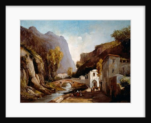 Mills valley in Amalfi by Teodoro Duclere