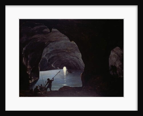 The Blue Grotto, 1825 by François Vervloet